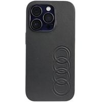 Audi Synthetic Leather iPhone 14 Pro 6.1" czarny/black hardcase