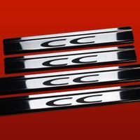 Listwa progowa VOLKSWAGEN PASSAT CC Stal nierdzewna 304 połysk z czarnym