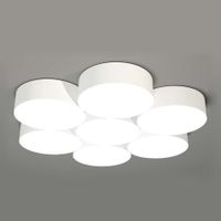 Plafon LAMPA sufitowa ZAMA 7046 Shilo natynkowa OPRAWA designerski plafon biały