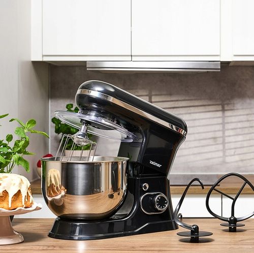 Robot planetarny Zelmer ZKR1355 1200W 6 prędkości 2 misy Smart mix Czarny na Arena.pl