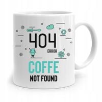 Kubek Informatyka Programisty Coffe Not Found Z Nadrukiem Ze Zdjęciem