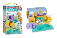 Mellisa&Doug. Klocki drewniane. Zwierzęta safari