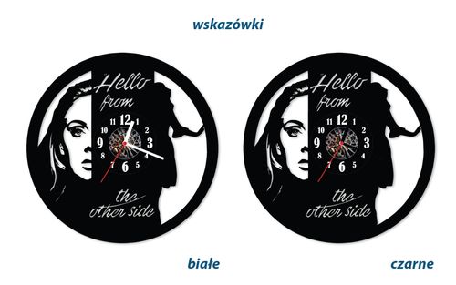 Zegar ścienny z płyty winylowej Adele 23.5 na Arena.pl