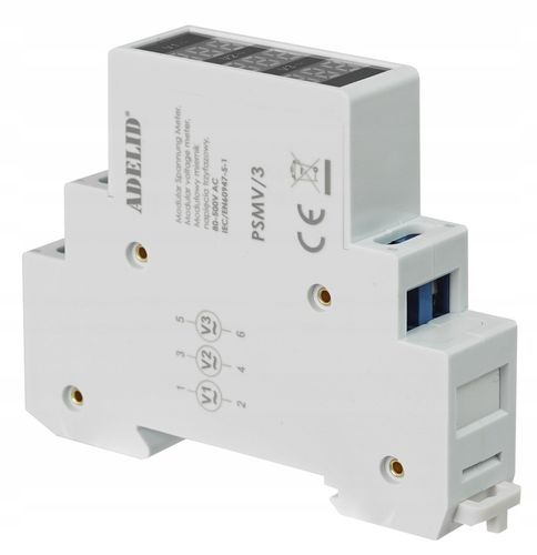 Wskaźnik napięcia 3F cyfrowy 80-500V PSMV/3 na Arena.pl