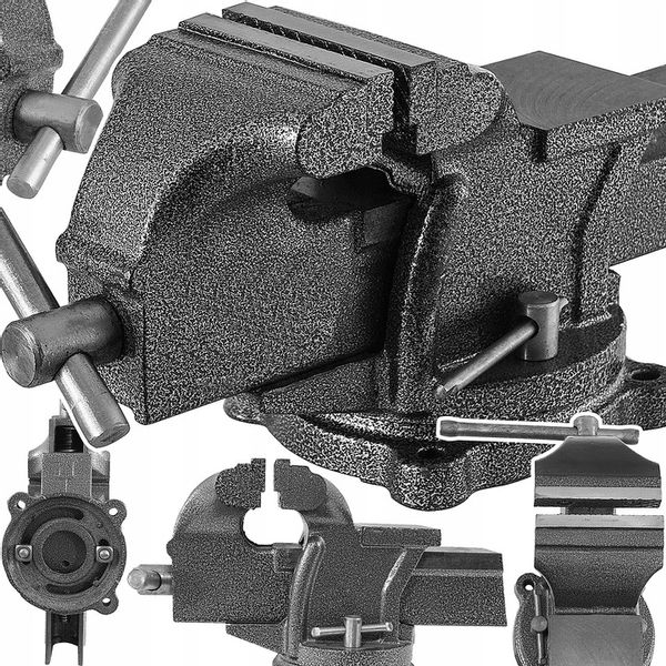 IMADŁO ŚLUSARSKIE OBROTOWE KOWADŁEM ŻELIWNE 100mm zdjęcie 1