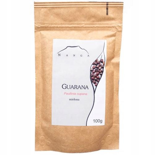 NANGA GUARANA w PROSZKU MIELONA 100g  gwarana wsparcie: UMYSŁ ENERGIA na Arena.pl