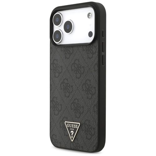 Etui Guess 4G Strap Triangle Logo MagSafe do iPhone 17 Pro Max czarny na Arena.pl