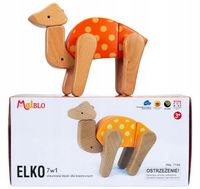 Klocki drewniane Elko 7w1 3+ Malblo