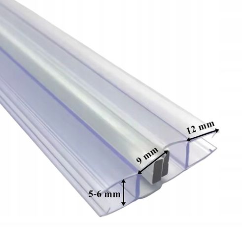 Uszczelka magnetyczna do kabiny prysznicowej 5-6 mm 200 cm 2 m na Arena.pl
