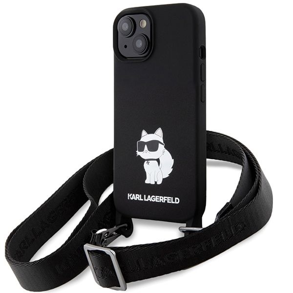 Etui Karl Lagerfeld do iPhone 15, iPhone 14, iPhone 13, Czarny zdjęcie 1