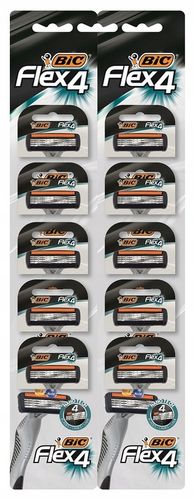 10x Maszynka do golenia Bic Flex 4 na Arena.pl