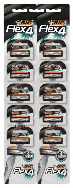 10x Maszynka do golenia Bic Flex 4 zdjęcie 1