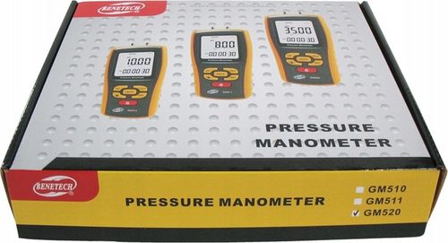 MANOMETR RÓŻNICOWY CYFROWY MIERNIK CIŚNIENIA TESTER PODCIŚNIENIA USB+ LCD na Arena.pl