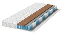 Materac 80x200 kieszeniowy kokos POLO 14 cm średniotwardy sprężynowy kokos