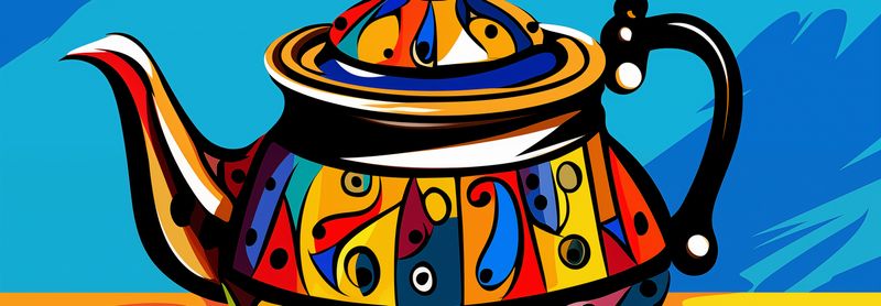 Plakat 95x33cm Może Herbatki? zdjęcie 1