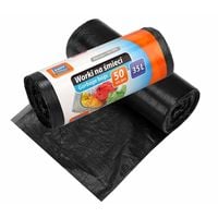 Worki na śmieci HDPE 35l  50 szt. czarne