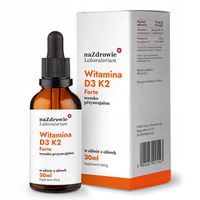 Na Zdrowie Witamina D3 4000iu K2 100ug Forte W KROPLACH oliwa z oliwek 30ml