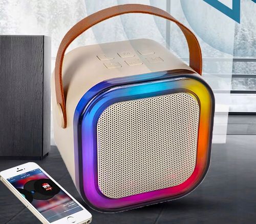 GŁOŚNIK BLUETOOTH KARAOKE RGB + MIKROFON USB SD LED 10W ZESTAW DLA DZIECI na Arena.pl