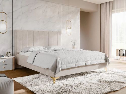 Łóżko tapicerowane PREMIUM 160×200 ze stelażem na Arena.pl