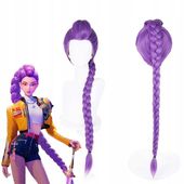 KPOP DEMON HUNTERS PLECIONA DŁUGA PERUKA RUMI KARNAWAŁOWA COSPLAY