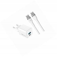 Szybka ładowarka GaN 20W 2 wejścia długim z kablem 2m do Huawei P Smart Pro