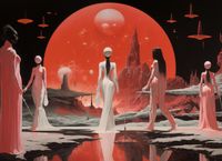 Plakat 55x40cm Wędrowcy z Innego Świata