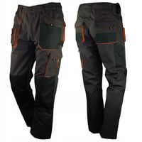 Spodnie ROBOCZE męskie BHP MOCNE ochronne MONTERSKIE WZMACNIANE OXFORD 600D