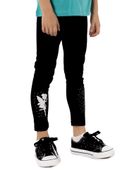 Legginsy dziewczęce getry długie z aplikacją 3D wróżka 98-104 YOCLUB
