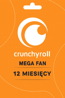 CRUNCHYROLL PREMIUM MEGA FAN 12 MIESIĘCY - INDYWIDUALNE KONTO