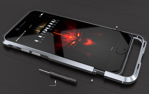 Etui LUPHIE BLADE BUMPER iPhone 7/8 Plus + SZKŁO na Arena.pl