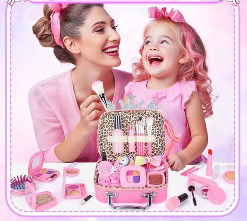 KUFEREK DO MAKIJAZU DLA DZIECI ZESTAW KOSMETYKÓW do makijażu makeup cienie na Arena.pl