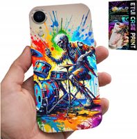ETUI DO IPHONE XR - ROCK PERKUSJA BĘBNY KOŚCIOTRUP POKROWIEC