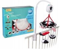 Canpol PLUSZOWA SENSORYCZNA KARUZELA KONTRASTOWA Z POZYTYWKĄ 2W1 0M+ 68/084