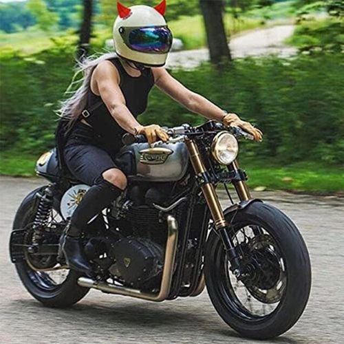 Rogi do kasku kolorowe 2szt Czerwony na Arena.pl