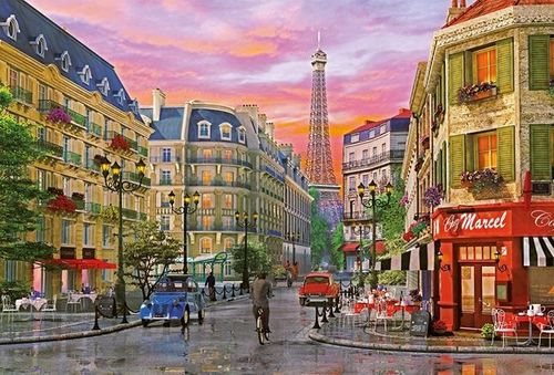 Puzzle Rue Paris, D. Davison 5000 el. na Arena.pl
