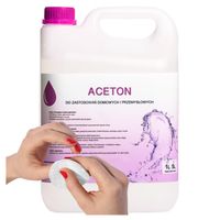 ACETON KOSMETYCZNY 5L REMOVER HYBRYDY MANICURE PEDICURE ZMYWACZ DO PAZNOKCI