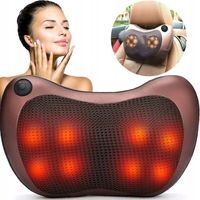 PODUSZKA MASUJĄCA MASAŻER SHIATSU PLECY CIAŁO KARK NA BÓLE KRĘGOSŁUPA 2W1