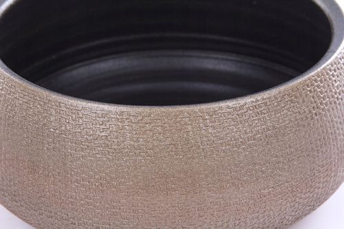 złota osłonka na drzewko BONSAI złote niskie doniczki PORTO BOWL 27/13 cm na Arena.pl