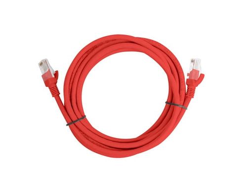 LANBERG PATCHCORD KAT.5E 3M CZERWONY FLUKE PASSED LANBERG na Arena.pl