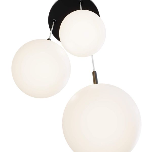 Potrójna lampa wisząca Basic Form MOD321PL-03B zwisy czarne zdjęcie 5