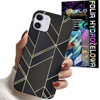 ETUI CASE DO IPHONE 11 - MARMUREK GEOMETRYCZNE WZORY DLA KOBIET + FOLIA