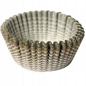 FOREMKI PAPILOTKI do muffinek białe w złote paski 53x32mm 100 szt na Arena.pl