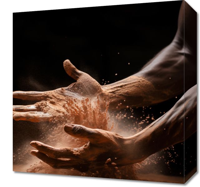 Obraz 40x40cm Taniec Ziemi zdjęcie 1