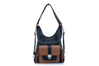 Czarna torebka plecak skórzana damska duża