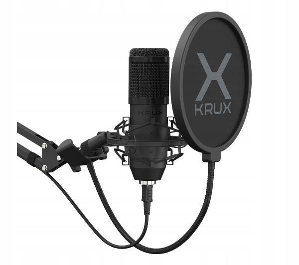 MIKROFON KRUX EDIS 1000 STEAMING UCHWYT POP FILTR USB zdjęcie 2
