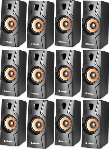 Głośnik Defender Aurora S8 8W 2 szti (system akustyczny 2.0) czarny x6 zdjęcie 1