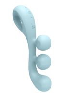potrójny wibrator tri ball 2 light blue satisfyer