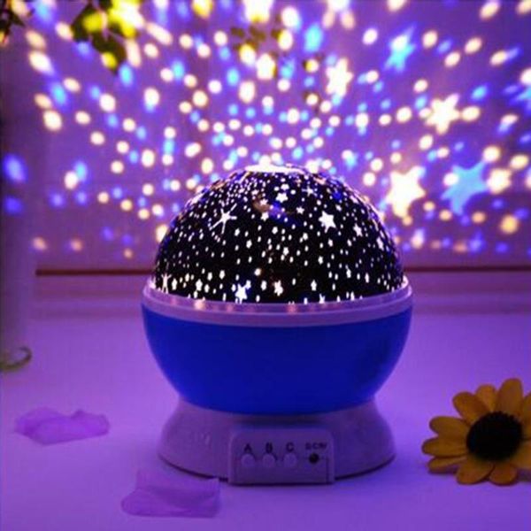LAMPKA NOCNA PROJEKTOR GWIAZD NIEBA OBROTOWA 360 N zdjęcie 9