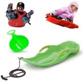 Sanki Bobslej z hamulcami Race S + Ślizg Jabłuszko