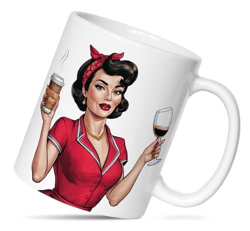 Kubek z nadrukiem na Dzień Kobiet. Dla kobiety, SILNA KOBIETA NIE MA ... na Arena.pl